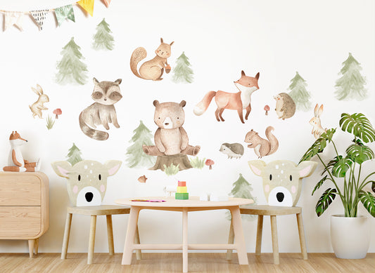 Wall decal forest animals DK1092